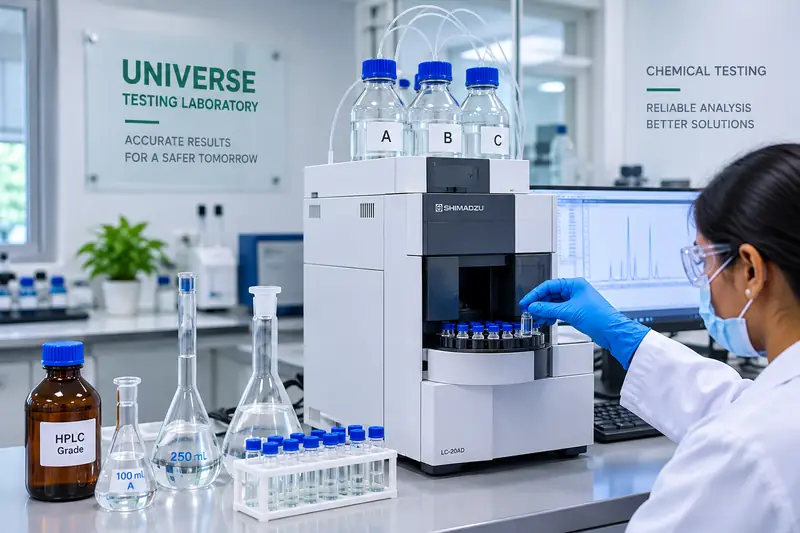 Chemical analysis using laboratory instrument